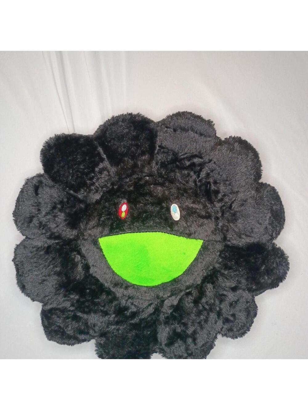 Takashi Murakami Style Black Rainbow plush Pillow Stuffed Toy 40cm Brand New